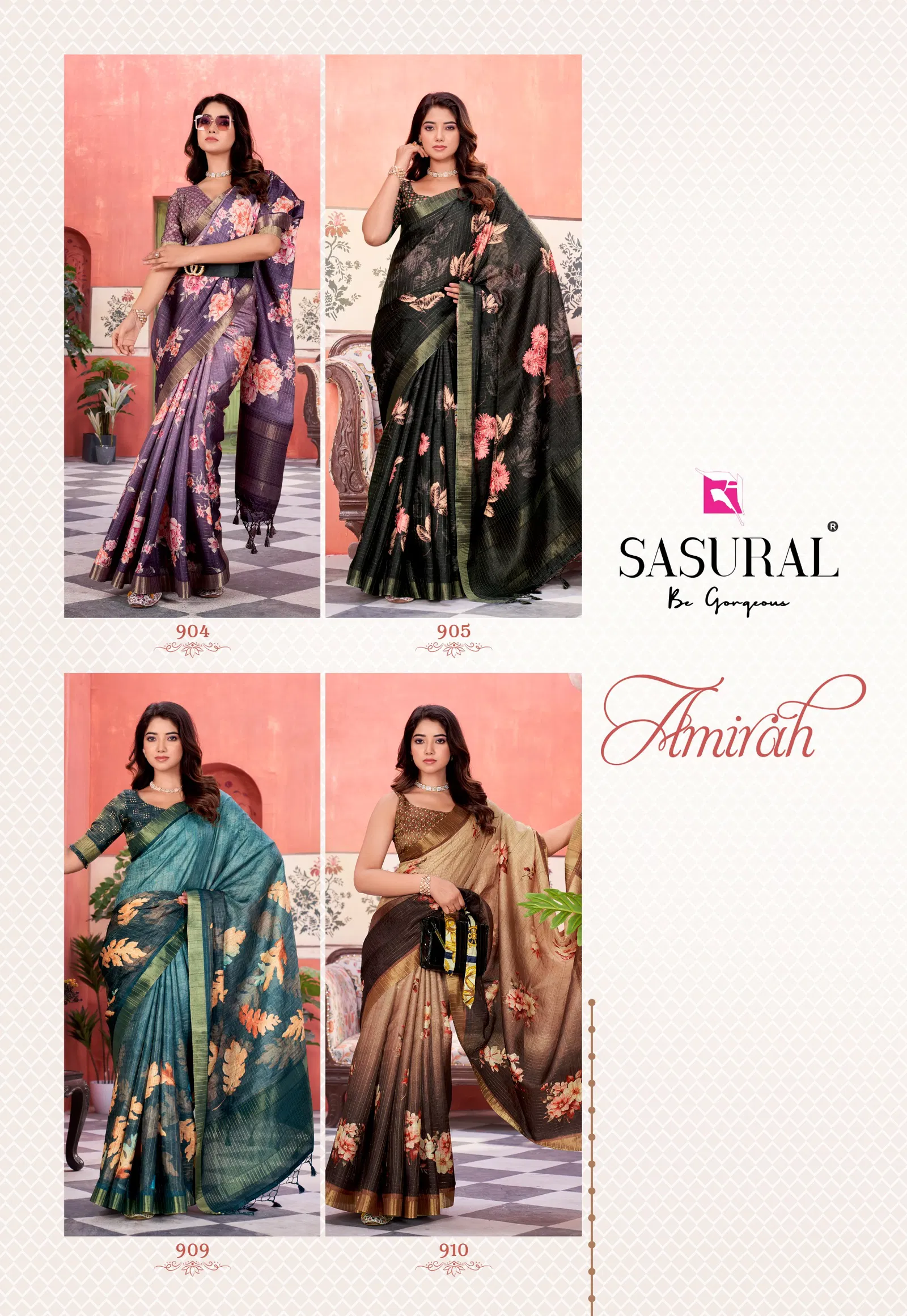 Amirah By Sasural Designer Saree Wholesale Price In Surat